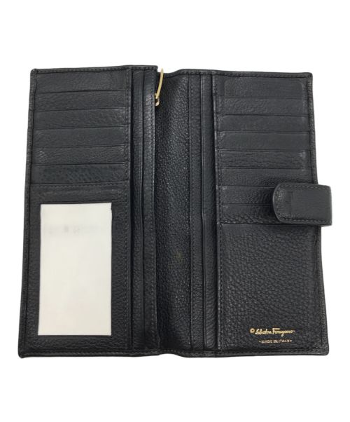 Salvatore Ferragamo（サルヴァトーレ フェラガモ）Salvatore Ferragamo (サルヴァトーレ フェラガモ) 長財布 ブラックの古着・服飾アイテム
