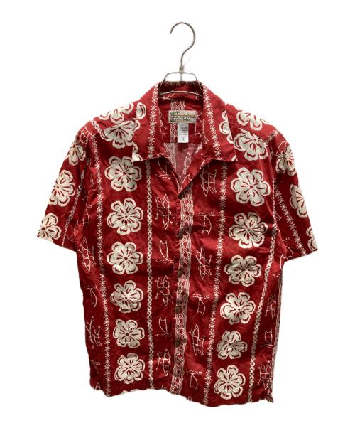 pataloha（パタロハ）pataloha (パタロハ) ハイビスカスアロハシャツ　52540S5　パタロハ レッド サイズ:Sの古着・服飾アイテム