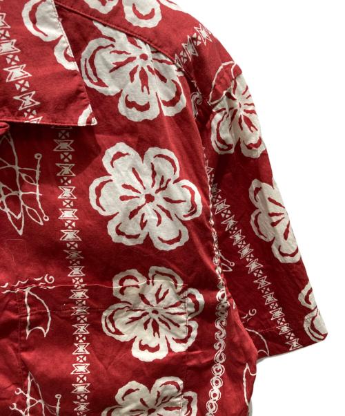 pataloha（パタロハ）pataloha (パタロハ) ハイビスカスアロハシャツ　52540S5　パタロハ レッド サイズ:Sの古着・服飾アイテム