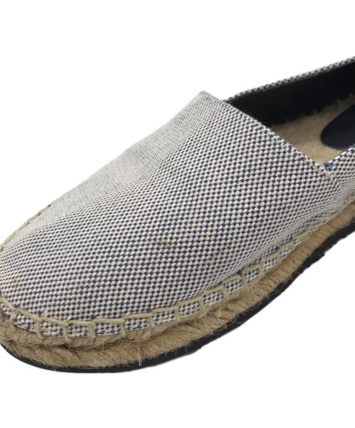 CELINE（セリーヌ）CELINE (セリーヌ) エスパドリーユ ブルー サイズ:記載なしの為実寸参照の古着・服飾アイテム