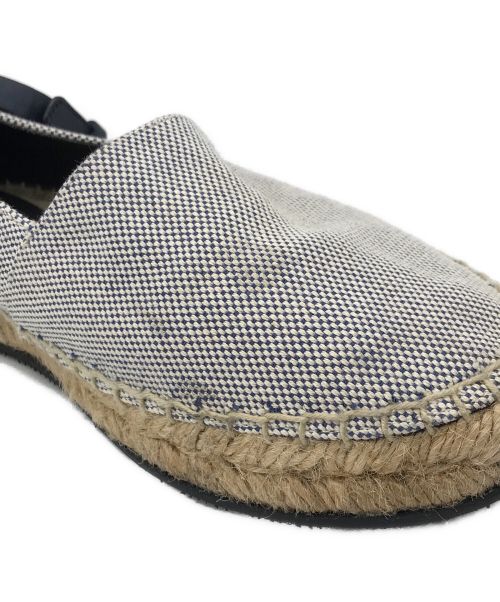 CELINE（セリーヌ）CELINE (セリーヌ) エスパドリーユ ブルー サイズ:記載なしの為実寸参照の古着・服飾アイテム