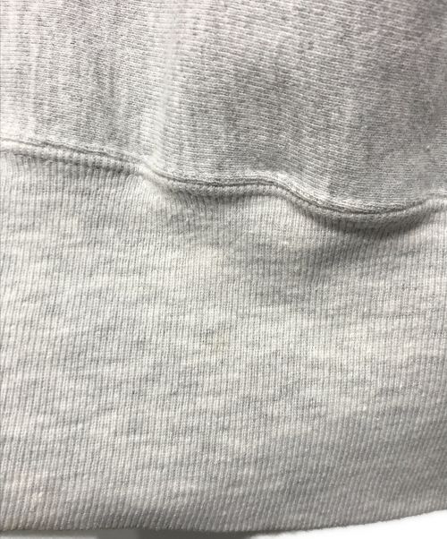 Champion REVERSE WEAVE（チャンピオン リバース ウィーブ）Champion REVERSE WEAVE (チャンピオンリバースウィーブ) 刺繍クルーネックスウェット　90s 刺繍タグ グレー サイズ:XLの古着・服飾アイテム