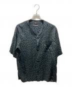 TOWN CRAFT×CAPTAINS HELMタウンクラフト×キャプテンズヘルム）の古着「ノーカラーシャツ」｜ブラック