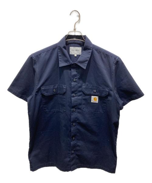 CarHartt（カーハート）CarHartt (カーハート) S/S MASTER SHIRT ネイビー サイズ:Lの古着・服飾アイテム