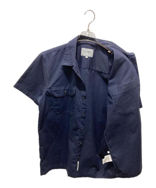 CarHartt（カーハート）CarHartt (カーハート) S/S MASTER SHIRT ネイビー サイズ:Lの古着・服飾アイテム