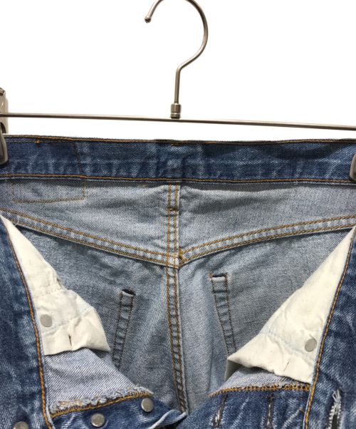 LEVI'S（リーバイス）LEVI'S (リーバイス) デニムパンツ　70ｓ 66後期 黒カンヌキ ボタン裏6 インディゴ サイズ:W32の古着・服飾アイテム