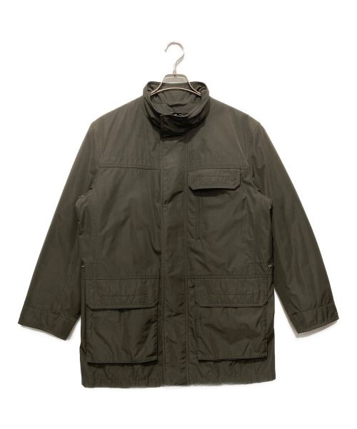 THE SCOTCH HOUSE（ザ スコッチハウス）THE SCOTCH HOUSE (ザ スコッチハウス) ライナー付コート/GORE-TEX　 オリーブ サイズ:Lの古着・服飾アイテム