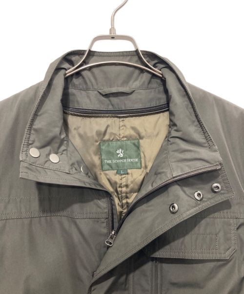 THE SCOTCH HOUSE（ザ スコッチハウス）THE SCOTCH HOUSE (ザ スコッチハウス) ライナー付コート/GORE-TEX　 オリーブ サイズ:Lの古着・服飾アイテム