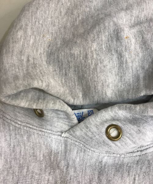Champion REVERSE WEAVE（チャンピオン リバース ウィーブ）Champion REVERSE WEAVE (チャンピオン リバースウィーブ) パーカー　 80ｓ トリコタグ  グレー サイズ:Lの古着・服飾アイテム