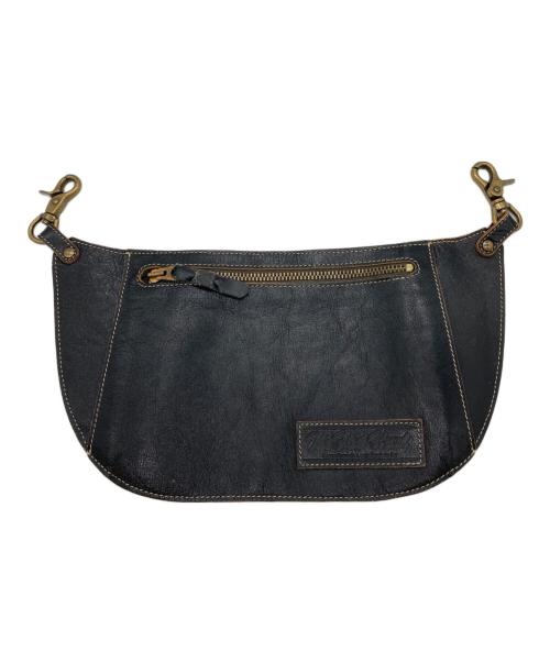 THE FLAT HEAD（ザ・フラットヘッド）THE FLAT HEAD (ザ・フラットヘッド) ウエストポーチ ブラックの古着・服飾アイテム