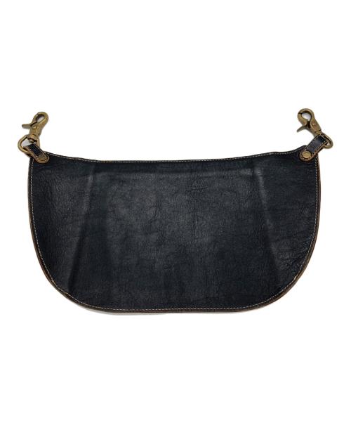 THE FLAT HEAD（ザ・フラットヘッド）THE FLAT HEAD (ザ・フラットヘッド) ウエストポーチ ブラックの古着・服飾アイテム