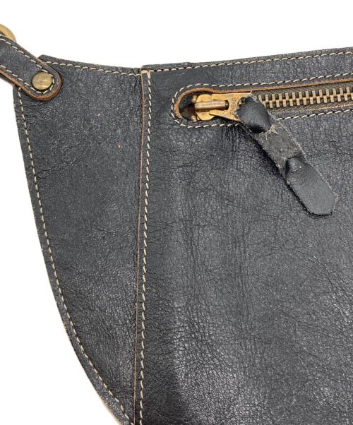 THE FLAT HEAD（ザ・フラットヘッド）THE FLAT HEAD (ザ・フラットヘッド) ウエストポーチ ブラックの古着・服飾アイテム