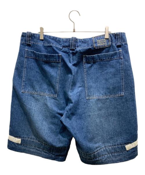 MARITHE+FRANCOIS GIRBAUD（マリテフランソワジルボー）MARITHE+FRANCOIS GIRBAUD (マリテフランソワジルボー) デニムハーフパンツ インディゴ サイズ:40の古着・服飾アイテム