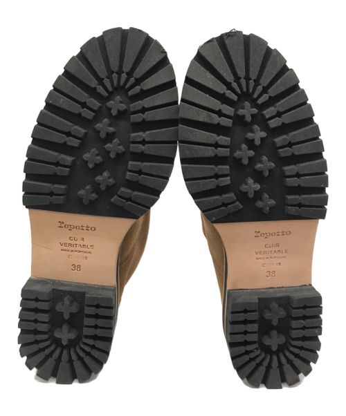 repetto（レペット）repetto (レペット) スウェードシューズ ブラウン サイズ:38の古着・服飾アイテム