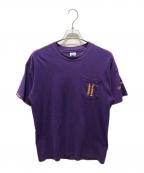 CHROME HEARTSクロムハーツ）の古着「スクロールTシャツ」｜パープル