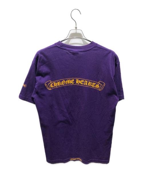 CHROME HEARTS（クロムハーツ）CHROME HEARTS (クロムハーツ) スクロールTシャツ パープル サイズ:Lの古着・服飾アイテム