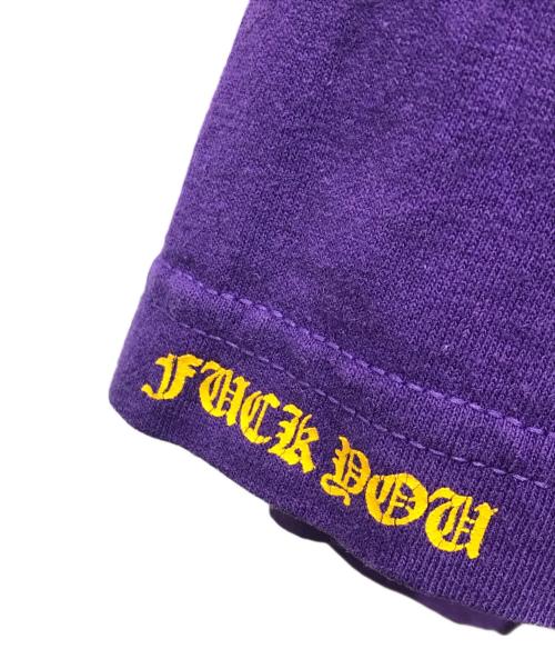 CHROME HEARTS（クロムハーツ）CHROME HEARTS (クロムハーツ) スクロールTシャツ パープル サイズ:Lの古着・服飾アイテム