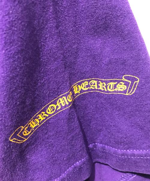 CHROME HEARTS（クロムハーツ）CHROME HEARTS (クロムハーツ) スクロールTシャツ パープル サイズ:Lの古着・服飾アイテム