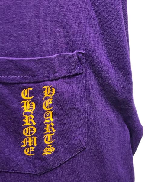 CHROME HEARTS（クロムハーツ）CHROME HEARTS (クロムハーツ) スクロールTシャツ パープル サイズ:Lの古着・服飾アイテム