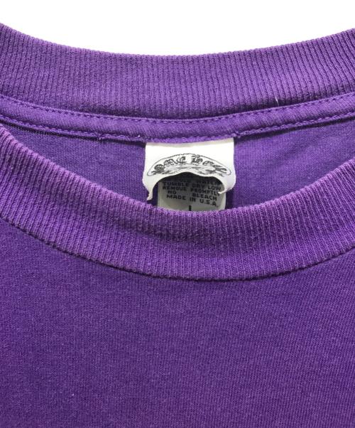 CHROME HEARTS（クロムハーツ）CHROME HEARTS (クロムハーツ) スクロールTシャツ パープル サイズ:Lの古着・服飾アイテム