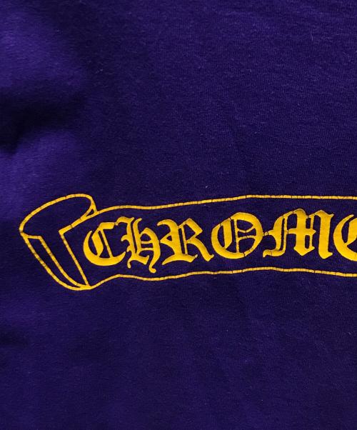 CHROME HEARTS（クロムハーツ）CHROME HEARTS (クロムハーツ) スクロールTシャツ パープル サイズ:Lの古着・服飾アイテム