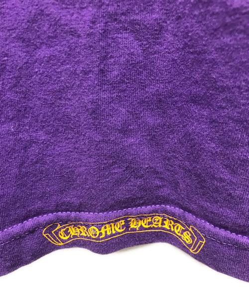 CHROME HEARTS（クロムハーツ）CHROME HEARTS (クロムハーツ) スクロールTシャツ パープル サイズ:Lの古着・服飾アイテム