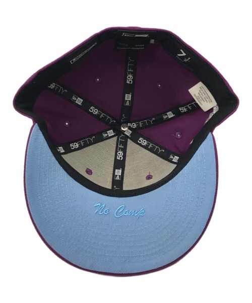 SUPREME（シュプリーム）SUPREME (シュプリーム) New Era (ニューエラ) No Comp Box Logo Cap　21FW パープル サイズ:7 1/2の古着・服飾アイテム