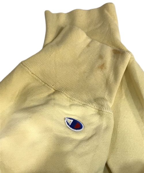 Champion REVERSE WEAVE（チャンピオン リバース ウィーブ）Champion REVERSE WEAVE (チャンピオン リバースウィーブ) スウェット　トリコタグ 80ｓ イエロー サイズ:XLの古着・服飾アイテム