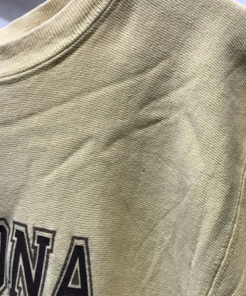 Champion REVERSE WEAVE（チャンピオン リバース ウィーブ）Champion REVERSE WEAVE (チャンピオン リバースウィーブ) スウェット　トリコタグ 80ｓ イエロー サイズ:XLの古着・服飾アイテム