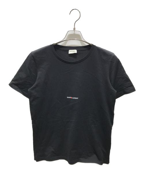 Saint Laurent Paris（サンローランパリ）Saint Laurent Paris (サンローランパリ) プリントTシャツ　TT08 464572 YB2DQ 1000 ブラック サイズ:Sの古着・服飾アイテム