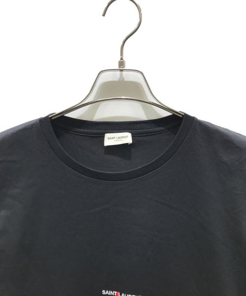 Saint Laurent Paris（サンローランパリ）Saint Laurent Paris (サンローランパリ) プリントTシャツ　TT08 464572 YB2DQ 1000 ブラック サイズ:Sの古着・服飾アイテム