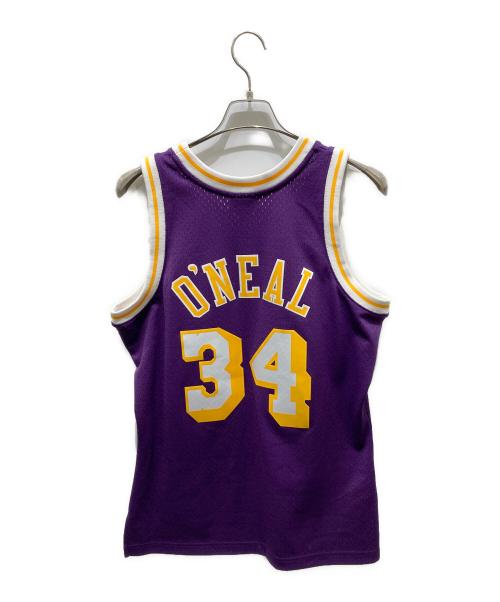 MITCHELL & NESS（ミッチェルアンドネス）MITCHELL & NESS (ミッチェルアンドネス) ゲームシャツ パープル サイズ:Mの古着・服飾アイテム