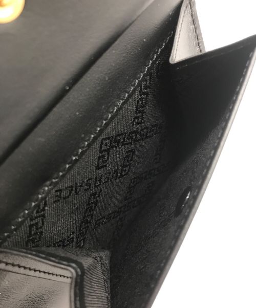 VERSACE（ヴェルサーチェ）VERSACE (ヴェルサーチ) 2つ折り財布 ボルドー サイズ:記載なしの為実寸参照の古着・服飾アイテム