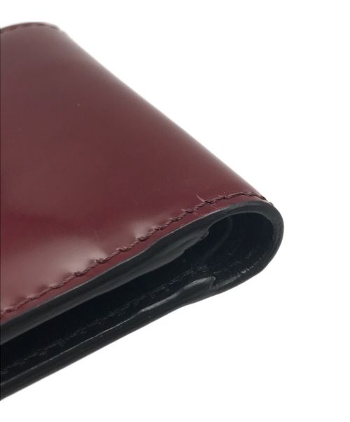 VERSACE（ヴェルサーチェ）VERSACE (ヴェルサーチ) 2つ折り財布 ボルドー サイズ:記載なしの為実寸参照の古着・服飾アイテム