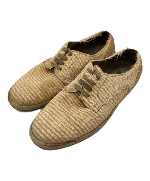 DOLCE & GABBANA（ドルチェ＆ガッバーナ）DOLCE & GABBANA (ドルチェ＆ガッバーナ) エスパドリーユシューズ　6100 ブラウン サイズ:7の古着・服飾アイテム