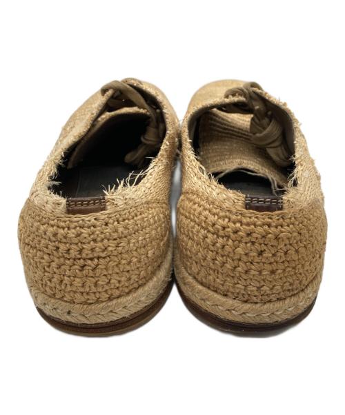 DOLCE & GABBANA（ドルチェ＆ガッバーナ）DOLCE & GABBANA (ドルチェ＆ガッバーナ) エスパドリーユシューズ　6100 ブラウン サイズ:7の古着・服飾アイテム