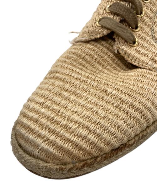 DOLCE & GABBANA（ドルチェ＆ガッバーナ）DOLCE & GABBANA (ドルチェ＆ガッバーナ) エスパドリーユシューズ　6100 ブラウン サイズ:7の古着・服飾アイテム