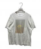 nagonstansナゴンスタンス）の古着「Praying with Flowers T/SH Tシャツ　470GA080-1580」｜ホワイト