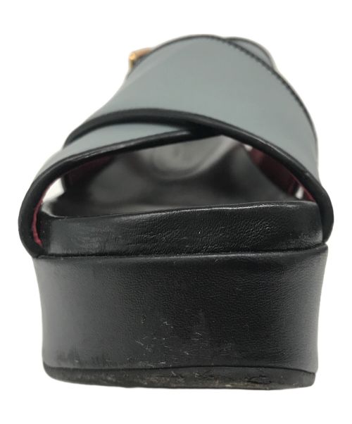 MARNI（マルニ）MARNI (マルニ) 厚底サンダル グリーン サイズ:36の古着・服飾アイテム