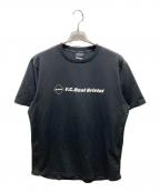 F.C.R.B.エフシーレアルブリストル）の古着「AUTHENTIC MESH TEE　FCRB-210026」｜ブラック