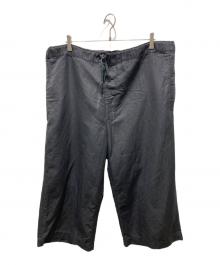 tricot COMME des GARCONS（トリココムデギャルソン）の古着「コットンリネンイージーパンツ」｜ブラック