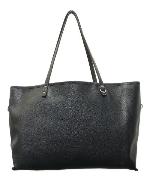 JAM HOME MADE（ジャムホームメイド）JAM HOME MADE (ジャムホームメイド) レザートートバッグ ブラックの古着・服飾アイテム