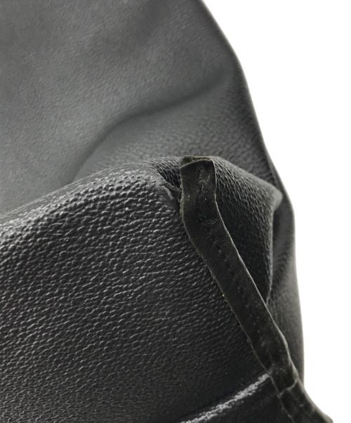 JAM HOME MADE（ジャムホームメイド）JAM HOME MADE (ジャムホームメイド) レザートートバッグ ブラックの古着・服飾アイテム