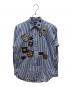 POLO RALPH LAUREN（ポロ・ラルフローレン）の古着「ストライプワッペンシャツ　WMPOSHTN6820149」｜ブルー