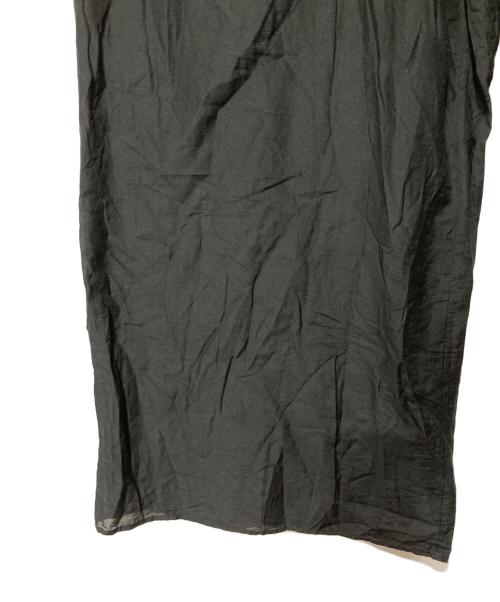 DES PRES（デ プレ）DES PRES (デ プレ) コットンシルクローン ギャザーワイドパンツ ブラック サイズ:Ｓの古着・服飾アイテム