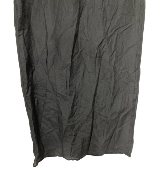 DES PRES（デ プレ）DES PRES (デ プレ) コットンシルクローン ギャザーワイドパンツ ブラック サイズ:Ｓの古着・服飾アイテム