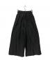 DES PRES (デ プレ) コットンシルクローン ギャザーワイドパンツ ブラック サイズ:Ｓ：4000円