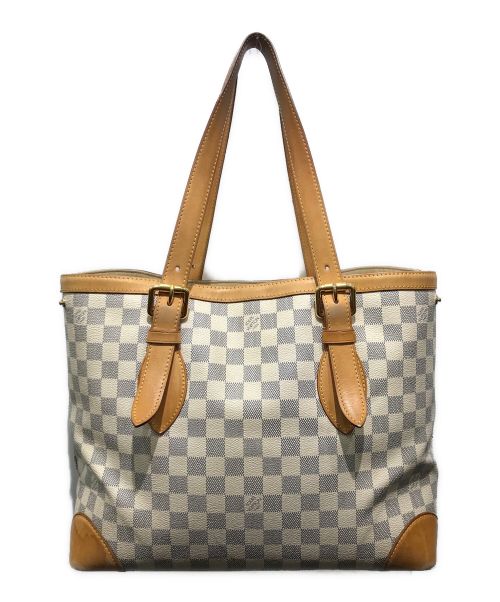 LOUIS VUITTON（ルイ ヴィトン）LOUIS VUITTON (ルイ ヴィトン) トートバッグ　N51206　ダミエ・アズール ハムステッドMM　CA3171 ホワイトの古着・服飾アイテム
