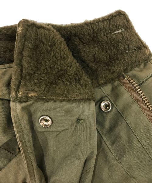 -（-）- (-) M-47ミリタリーコート　 ミルスペック欠損 TALONジップ オリーブ サイズ:記載無しの為実寸参照の古着・服飾アイテム