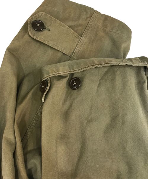 -（-）- (-) M-47ミリタリーコート　 ミルスペック欠損 TALONジップ オリーブ サイズ:記載無しの為実寸参照の古着・服飾アイテム